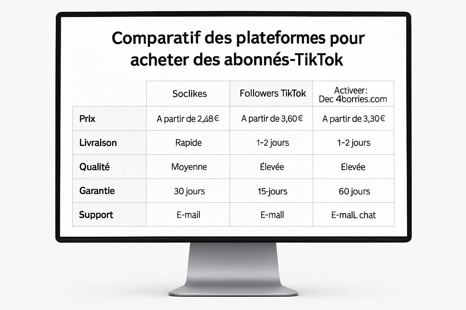 Meilleur choix plateforme