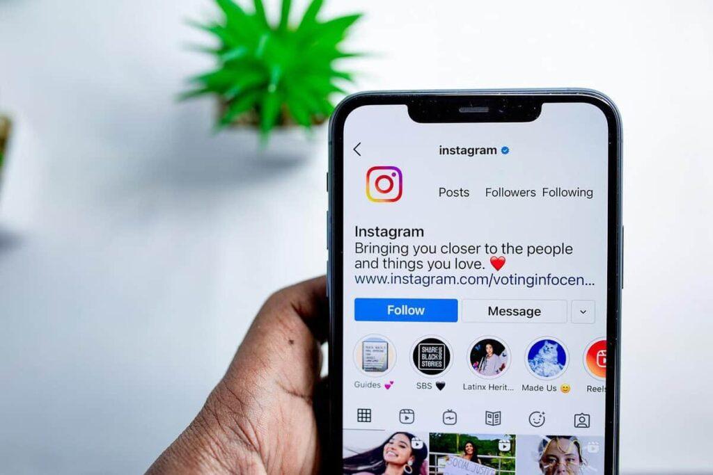 Garder son activité privée sur instagram 