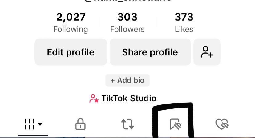 vidéos enregistrées Tik Tok 