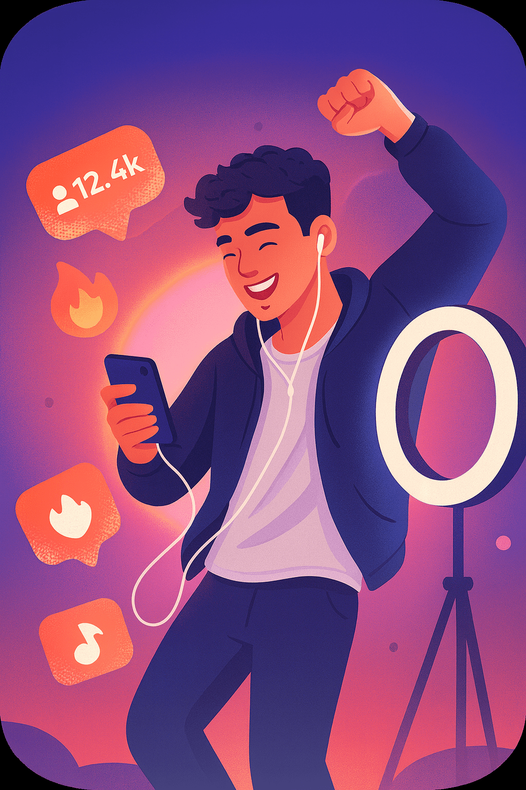 Audience TikTok : création de contenu en direct avec hausse des interactions